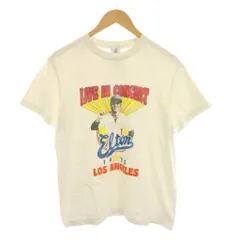 6 ROKU BEAUTY&YOUTH B&Y ロク ビューティーアンドユース Tシャツ カットソー M 白 ホワイト プリント クルーネック 半袖 /YM ▲Hのサムネイル