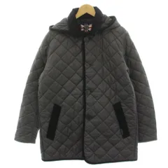 ラベンハム LAVENHAM Denston Mens キルティングコート ナイロン ロング S 紺 ネイビー SLS9004 /HNのサムネイル