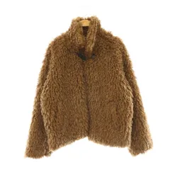 メリージェニー merry jenny poodle collar fakefur coat プードルコート ショート フェイクファー F ブラウン /ES ■OSのサムネイル
