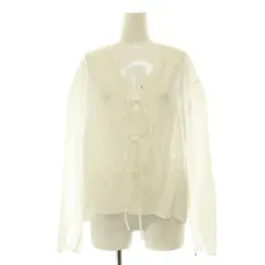 アーバンリサーチ URBAN RESEARCH 25SS フロントリボンシアージャケット ノーカラー F ホワイト /HK ■OSのサムネイル