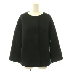ビアズリー BEARDSLEY ガリャルダガランテ 24SS うしろぷっくりダンボールショートコート ジャケット ノーカラー アウター 0 黒 ブラック /HS ■OSのサムネイル