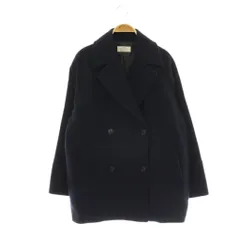 ジャーナルスタンダード レリューム JOURNAL STANDARD relume 25AW 尾州ウールスーパー Pコート ダブル 38 ネイビー /HK ■OSのサムネイル
