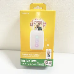 FUJIFILM チェキ スマホプリンター instax mini Link3 INSMINILINK3CWHITE【Aランク】794のサムネイル