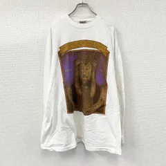 ONEITA　オニータ　ヘンリー８世　長袖Tシャツ/ロンT　白　ホワイト　2XLサイズ　古着のサムネイル