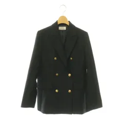 ジャーナルスタンダード レリューム JOURNAL STANDARD relume T/Wギャバネイビーブレザー ジャケット アウター ウール 36 濃紺 ダークネイビー /NR ■OSのサムネイル