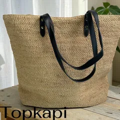 Topkapi ラフィア トートバッグ  カゴバッグのサムネイル