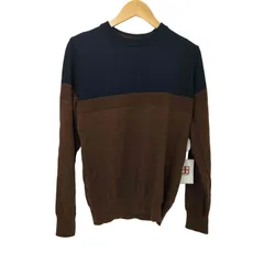 スティルバイハンド STILL BY HAND バイカラー 切替 ウール ニットセーター メンズ JPN：46 のサムネイル