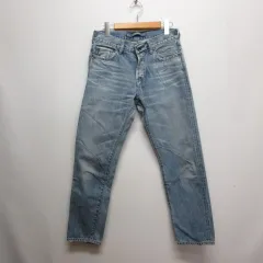ゴア goa ダメージ加工 デニム パンツ ジーンズ 1 ブルー ボタンフライのサムネイル