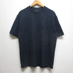 ミッシェルクランオム M.K HOMME 半袖 ジャガード カットソー 48 濃紺 ネイビーのサムネイル