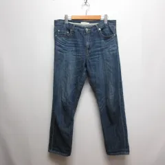 レキップヨシエイナバ L'EQUIPE YOSHIE INABA ドゥクレ Deux clé テーパード デニム パンツ ジーンズ 38 インディゴ 柔らかめ ジッパーフライのサムネイル