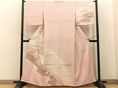 平和屋着物□本場大島紬 幾何学文様 証紙付き 正絹 逸品 BAAX8964mz