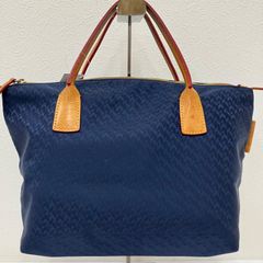未使用級✨ロベルタピエリ タタミ ラージ トートバッグ ネイビー
