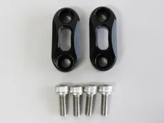 PCX用 ハンドルバークランプ ハンドルバーライザーハンドルバークリップ 22mm オートバイ修理部品 黒【代引不可】のサムネイル