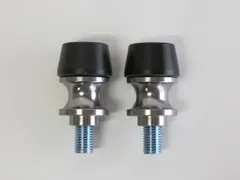 汎用 アルミ CNC オートバイ アクセサリー スイングアーム スプールスライダー スタンドスクリューボルト M10 灰【代引不可】のサムネイル