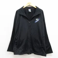 XL/古着 ラッセル 長袖 ジャージ メンズ GF ブラック 26jul22のサムネイル