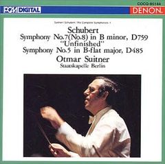 CD ベルリン・シュターツカペレ, ス シューベルト : 交響曲 第7番 (第8番)ロ短調 D759「未 COCQ85144 DENON /00110