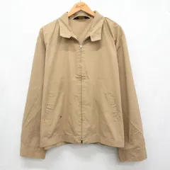 XL/古着 シアーズ 長袖 ジャケット スイングトップ メンズ 80年代 80s ベージュ 26jul23のサムネイル