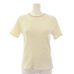 スティーブンアラン Steven Alan カットソー リブ 半袖 クルーネック 白 アイボリー /TKのサムネイル