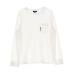 A.P.C. アーペーセー APC ロゴ ポケット コットン 長袖 クルーネック Tシャツのサムネイル