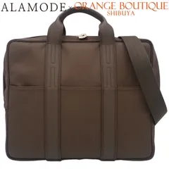 HERMES(エルメス) アカプルコポルトオディナトゥール ブラウン茶 キャンバス レザー シルバー金具 ビジネスバッグ/ブリーフケース キャリーオンバッグ メンズ 40802210392【中古】【アラモード】のサムネイル