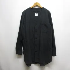 ティーエスエス ts(s) 美品 ウール混 Ｖネック ジャケット カーディガン 1 チャコールグレー 日本製のサムネイル