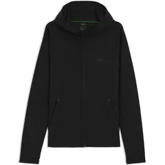 ボス メンズ アウター ニット・セーター スウェット シャツ BOSS Skiles Zip Sweatshirt Black 001 ブラックのサムネイル