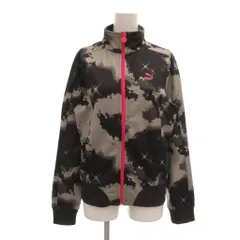 プーマ PUMA トラックジャケット ジャージ L グレー 黒 ブラック 迷彩柄 ジップアップ カモフラ /NU ■ECF007のサムネイル