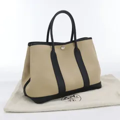 HERMES エルメス ガーデンパーティTPM トートバッグ トワルオフィシエ A刻印刻印【中古】 レディースのサムネイル