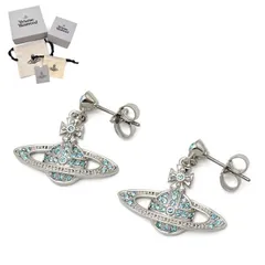 ヴィヴィアンウエストウッド VIVIENNE WESTWOOD ピアス 62020025-02P763 MINI BAS RELIEF DROP EARRINGS プラチナム シルバーのサムネイル