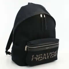 SAINT LAURENT サンローラン HEAVEN バッグパック シティ サンローラン 465448 リュック コットン【中古】 レディースのサムネイル