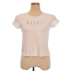 デイシー deicy Tシャツ カットソー 半袖 ロゴ刺繡 F 白 ホワイト ■FFのサムネイル
