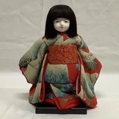 市松人形 久楽朋　サイズ34 縮緬　刺繍　松竹梅MT-5 75 市松人形 久楽朋 サイズ34 縮緬 刺繍 松竹梅MT-5 75 K - メルカリ