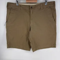 古着 コロンビア Columbia パンツ ワンポイントロゴ ジップ ショーツ ツールポケット アウトドア w40 L10  ブラウン系 メンズのサムネイル
