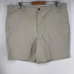 古着 エルエルビーン L.L.Bean パンツ ナチュラルフィット 大きいサイズ ショーツ ハーフパンツ w40 アイボリー 無地 メンズのサムネイル