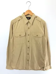 【中古品】 RRL ダブルアールエル  LS MILITARY SHIRT BEIGE 782775533001 ミリタリー系長袖シャツ アメカジ  トップス ヴィンテージ 【145-260730-su-02-tagh】のサムネイル