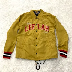 LEFLAH コーチジャケット ／621 バックロゴ ワッペン XL マスタードのサムネイル