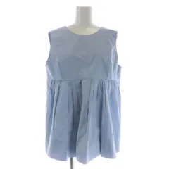 シンゾーン Shinzone ザシンゾーン THE SHINZONE SLEEVELESS BLOUSEブラウス ノースリーブ チュニック丈 F 水色 ライトブルー /MI ■OS ■PNのサムネイル