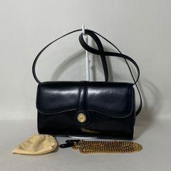 2607-90｜サンローラン ボディバッグ レザー ブラック - メルカリ