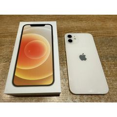 iPhone12 64GB ホワイト 箱ケーブル付き - メルカリ