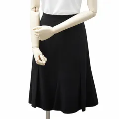シャネル スカート レディース フレアスカート ヴィンテージ ウール シルク 38サイズ ブラック CHANEL 中古のサムネイル