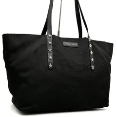 極美品 ジミーチュウ JIMMY CHOO ピムリコ トートバッグ スタースタッズ ブラック 黒 A4 大容量 肩掛け ユニセックス 夏休み 帰省 お盆 敬老の日 シルバーウィーク 秋 ギフト プレゼントのサムネイル