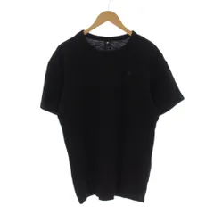 ジースター G-STAR Tシャツ カットソー S 黒 ブラック ラウンドネック 半袖 ロゴ刺繍 /LPのサムネイル