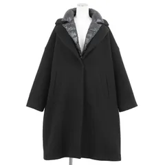 【未使用】Herno Resort ヘルノ リゾート ダウンコンビコート サイズ 42 レディース ロゴ ボタン 3WAY デタッチャブル ダウンライナー取外可 防寒 アウター ライナー付属 ブラック 黒 イタリア製のサムネイル