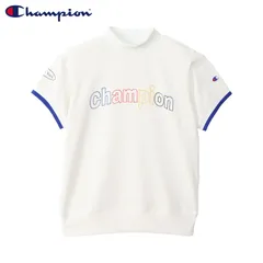 チャンピオン Champion シャツ 半袖 ゴルフウェア レディース モックネック スポーツ MOCK NECK SHIRT CW-BG304、オフホワイトのサムネイル