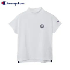 チャンピオン Champion シャツ 半袖 ゴルフウエア レディース モックネック 速乾 UVカット 通気性 MOCK NECK SHIRT CW-BG309、ネイビーのサムネイル