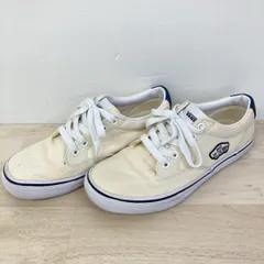 美品 VANS バンズ V320 617615-0003 スニーカー 24.5cm アイボリー系 キャンバス ローカット シューズ/靴[OC03388]のサムネイル