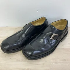 TAKEO KIKUCHI/タケオキクチ 26cm モンクストラップ シューズ/革靴 ブラック 81160 211104 メンズ[OC03401]のサムネイル