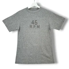 45rpm フォーティファイブアールピーエム ロゴTシャツ 半袖カットソー プリント コットン 綿 灰色 グレー レディース 通年 ゴーゴー古着マルイファミリー溝口店 2 No.997のサムネイル
