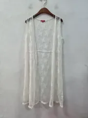 白レース ロングカーディガンのサムネイル