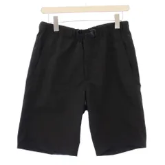 グリーンレーベルリラクシング ユナイテッドアローズ green label relaxing ショートパンツ クライミング イージー ジップフライ ストレッチ ワンカラー ベルト S 黒 ブラック /BBのサムネイル
